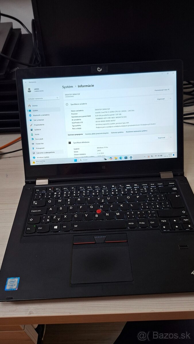 Predam notebook Lenovo ThinkPad Yoga 460 - 2