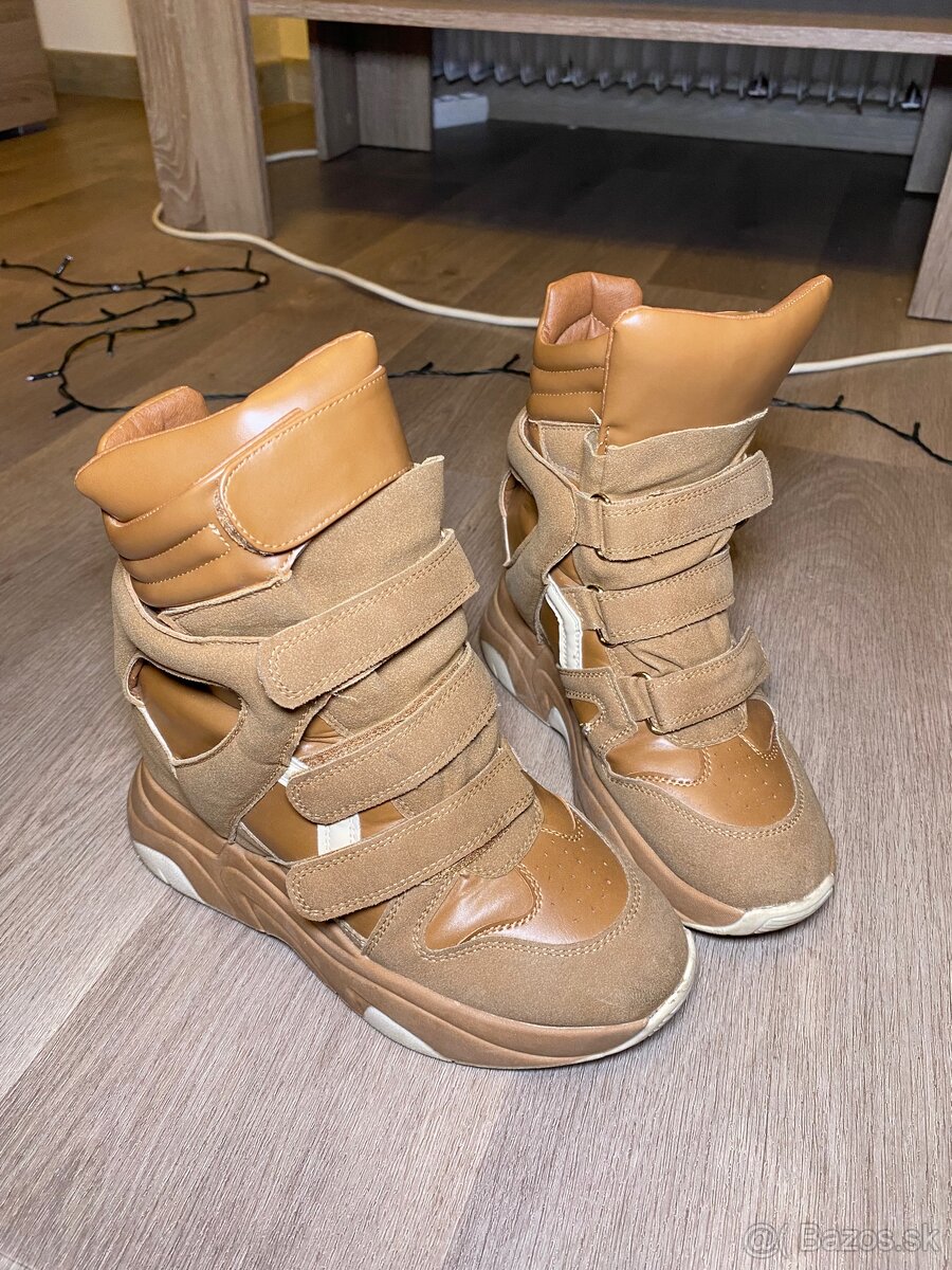 Tenisky na platforme Seastar – Camel (37) - 2