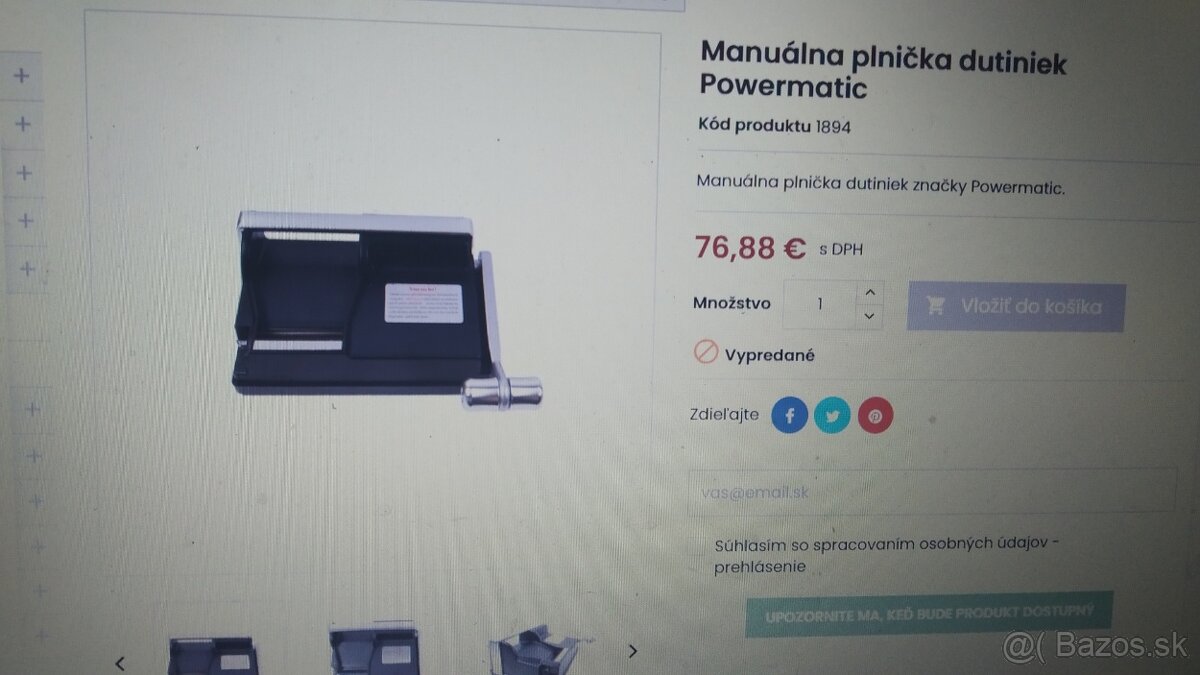 automatickú plničku cigariet - 2
