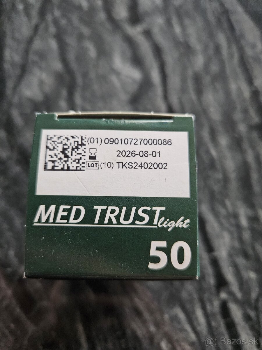 MED TRUST testovacie prúžky - 2