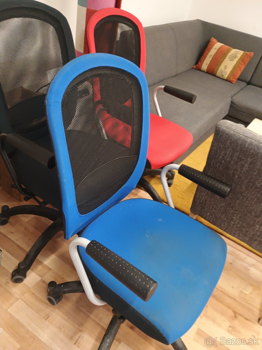 Predám kancelárske stoličky. - 2