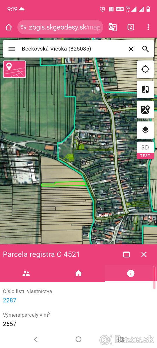 Orná pôda 2952m² - 2