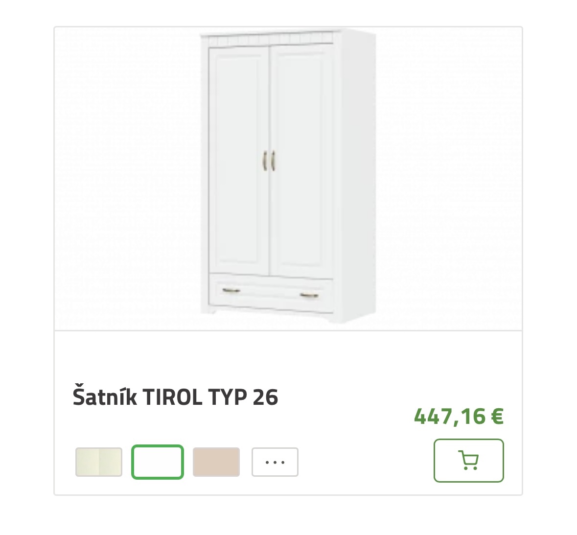 Skriňa Tirol Decodom 2 ks - 2