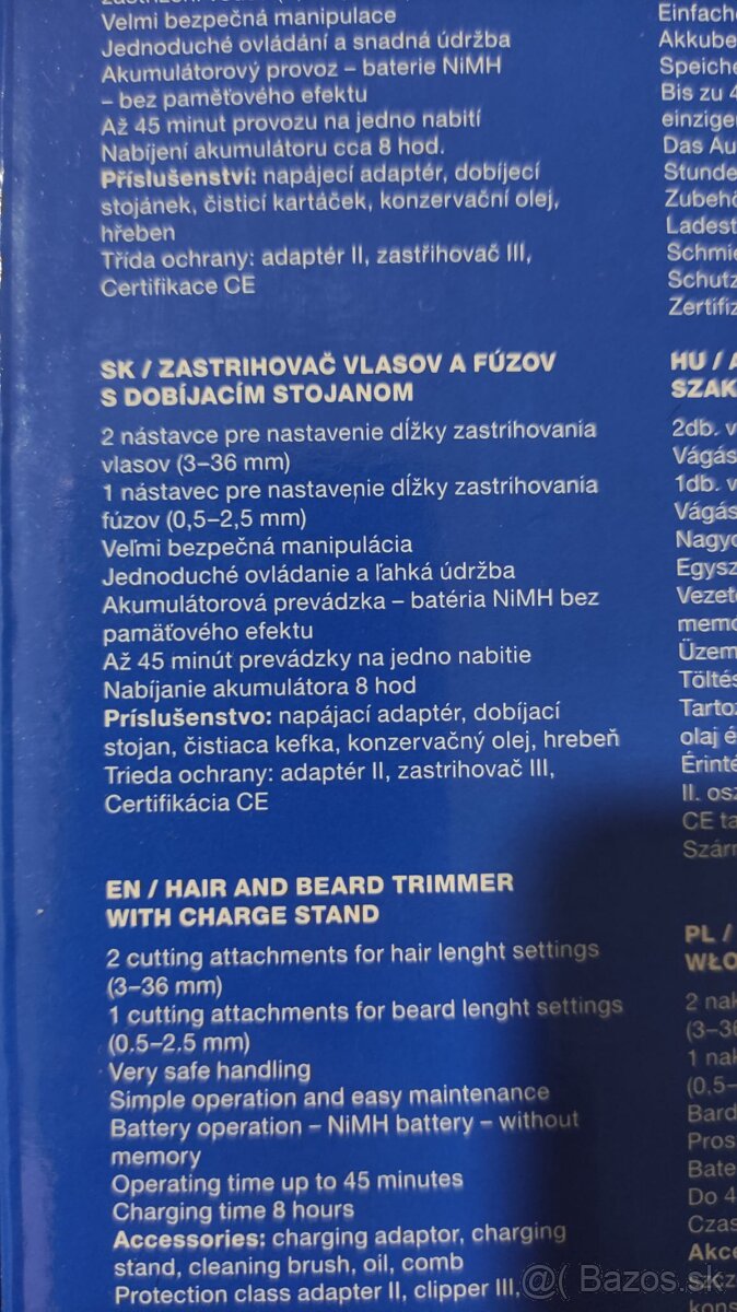 Strojček na vlasy - 2