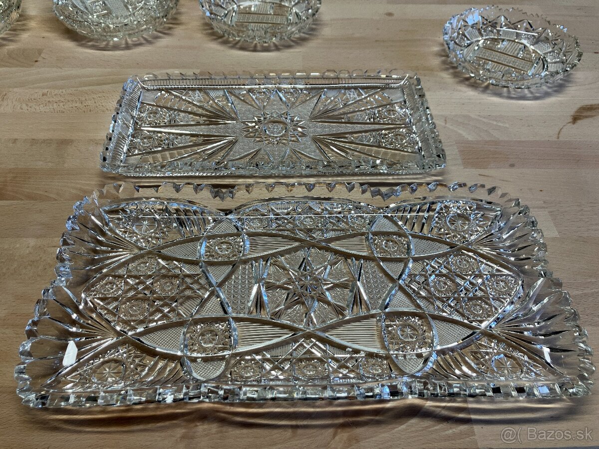 Krištáľový Tanier 35 x 18 cm cca - 2