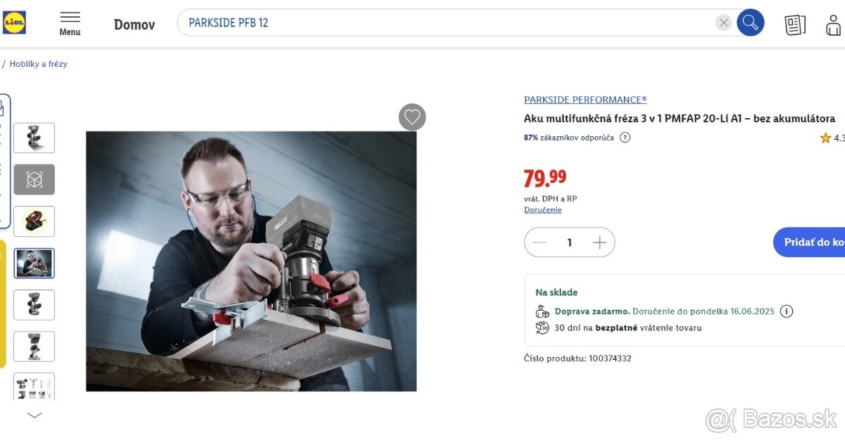 PARKSIDE PERFORMANCE® Aku multi fréza 3 v 1 PMFAP 20-Li A1 - 2