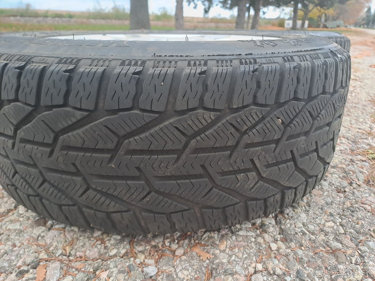 Zimná sada-Alu disky/ elektróny R16 5x112 + zimné pneu - 2