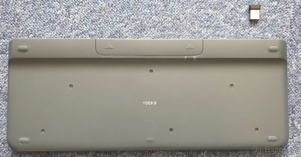 Logitech Wireless Touch Keyboard K400 Plus Black , SK / CZ - 2