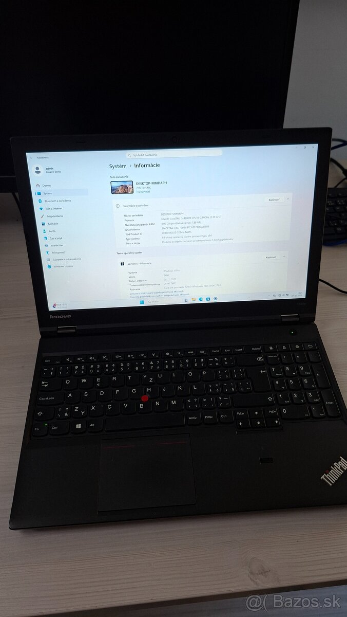 Predam notebook Lenovo ThinkPad T540p - 2