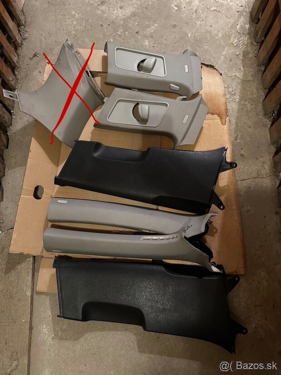 plasty z interieru VW golf 5 combi 2009 - 2