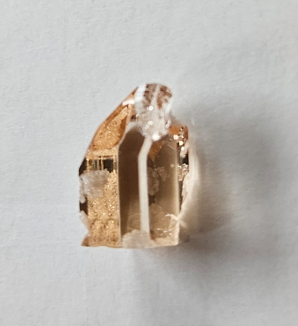 11mm medový priehľadný kryštál Imperial Topaz, Utah - U.S.A. - 2