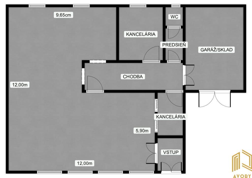 NA PRENÁJOM KOMERČNÝ OBJEKT (209m2) - Senica časť Čáčov - 2