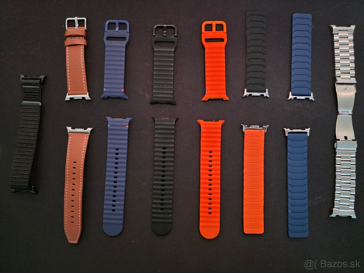 Samsung Galaxy Watch 8 Classic + 8 remienkov, záruka - 2