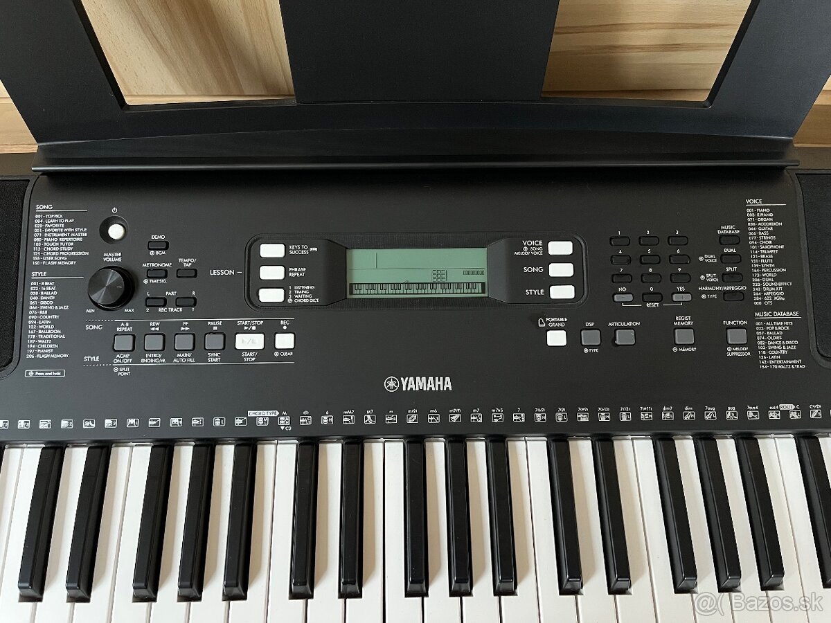 Keyboard Yamaha PSR-E373 s dynamikou - 2