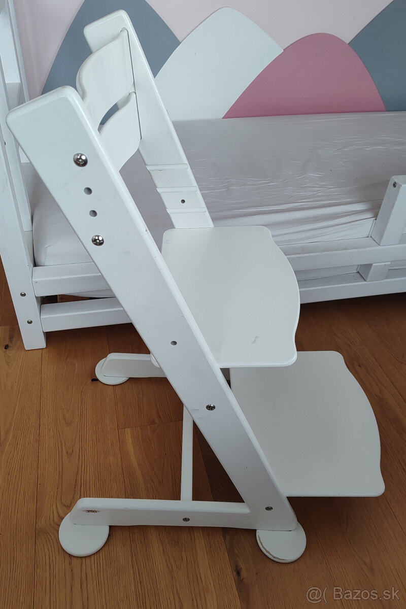 Rastúca stolička Jitro Plus biela - 2