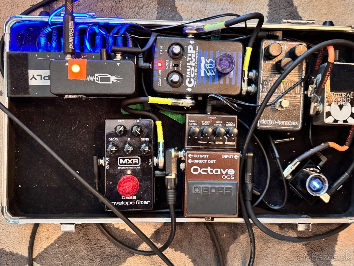 Efekty na basgitaru Pedalboard len komplet - 2