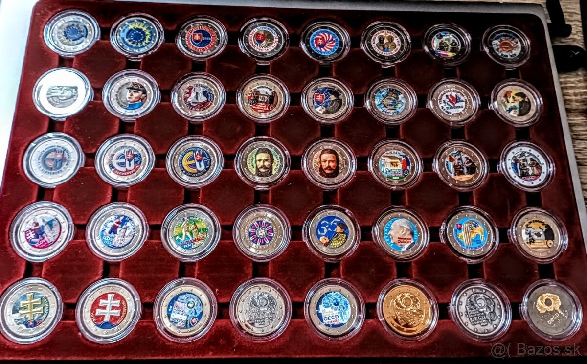 FAREBNE 2EURO MINCE SLOVENSKE TOP - 2