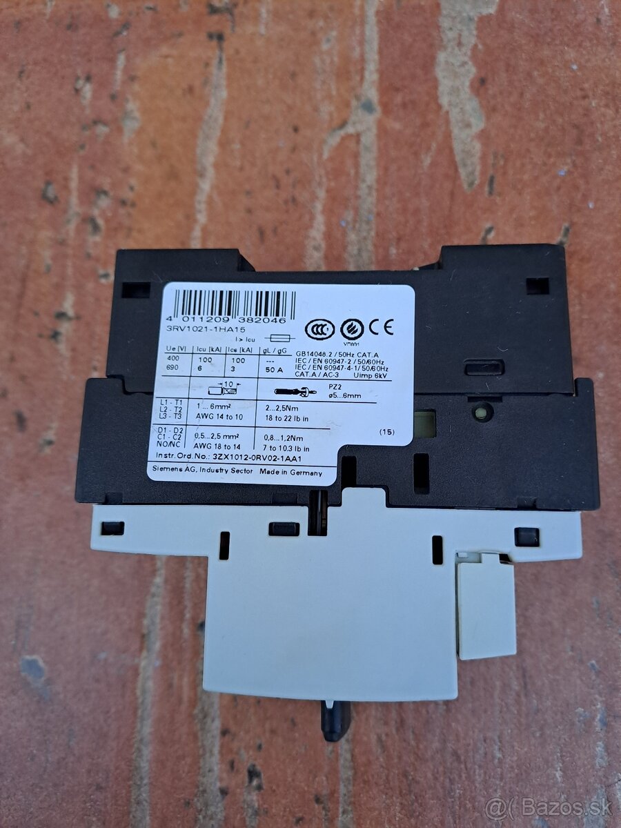 Predam siemens 3RV1021‑1HA15 - 2