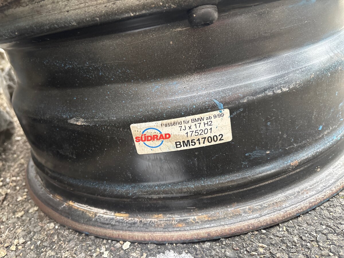 plechače r17 rozteč 5x120 - 2