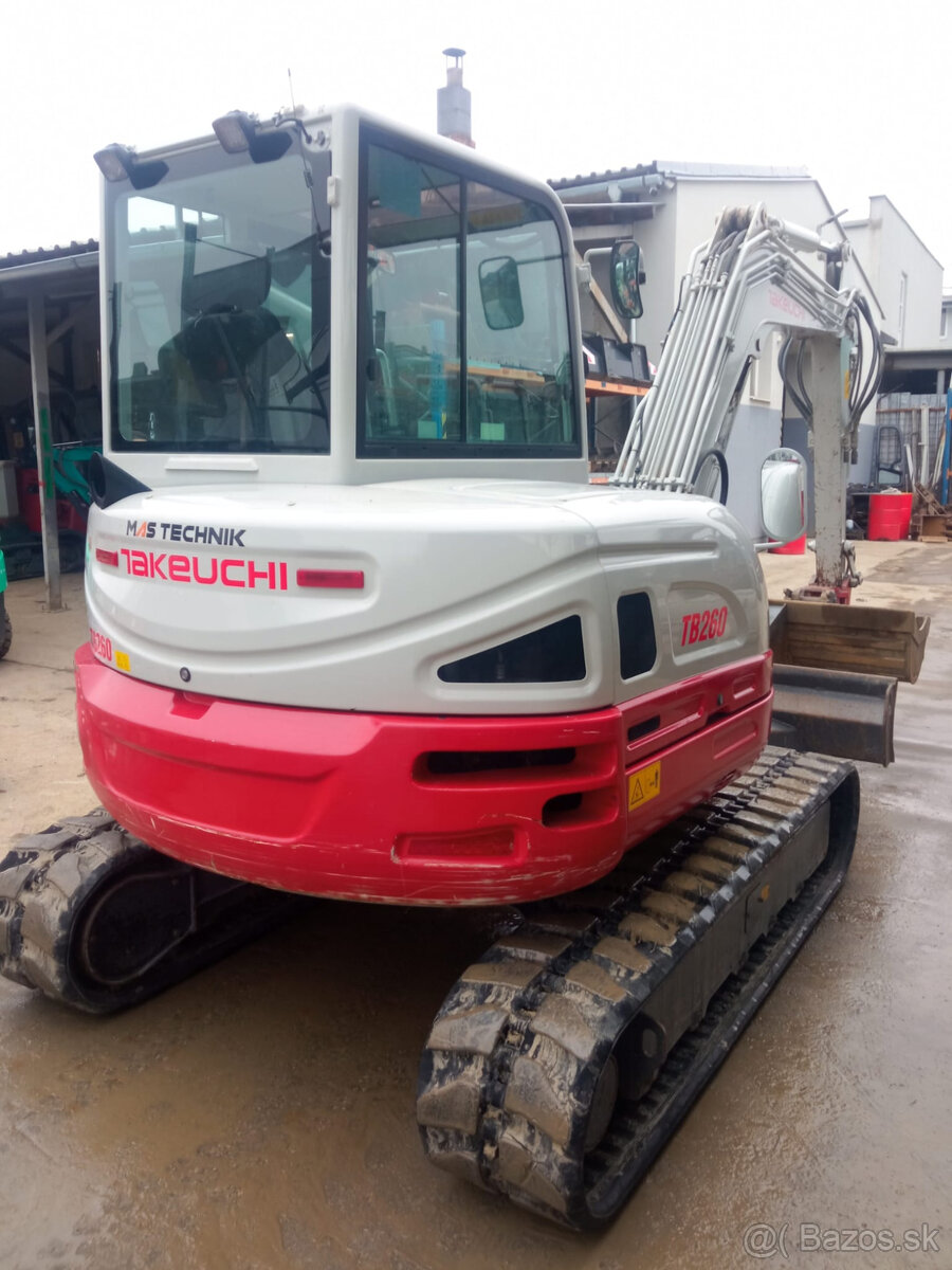 TAKEUCHI TB260 DIESEL + lyžice - 2