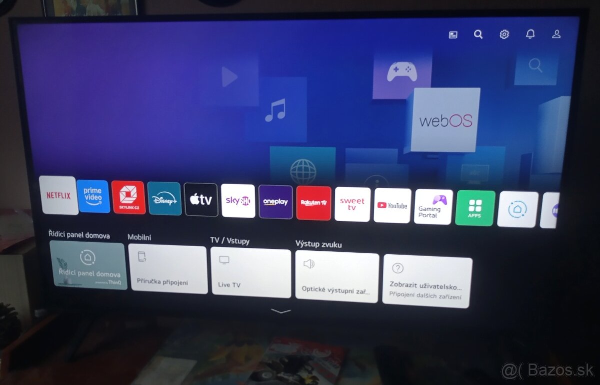 Predám Smart LED 4K UHD TV LG43NANO753 108cm - 2
