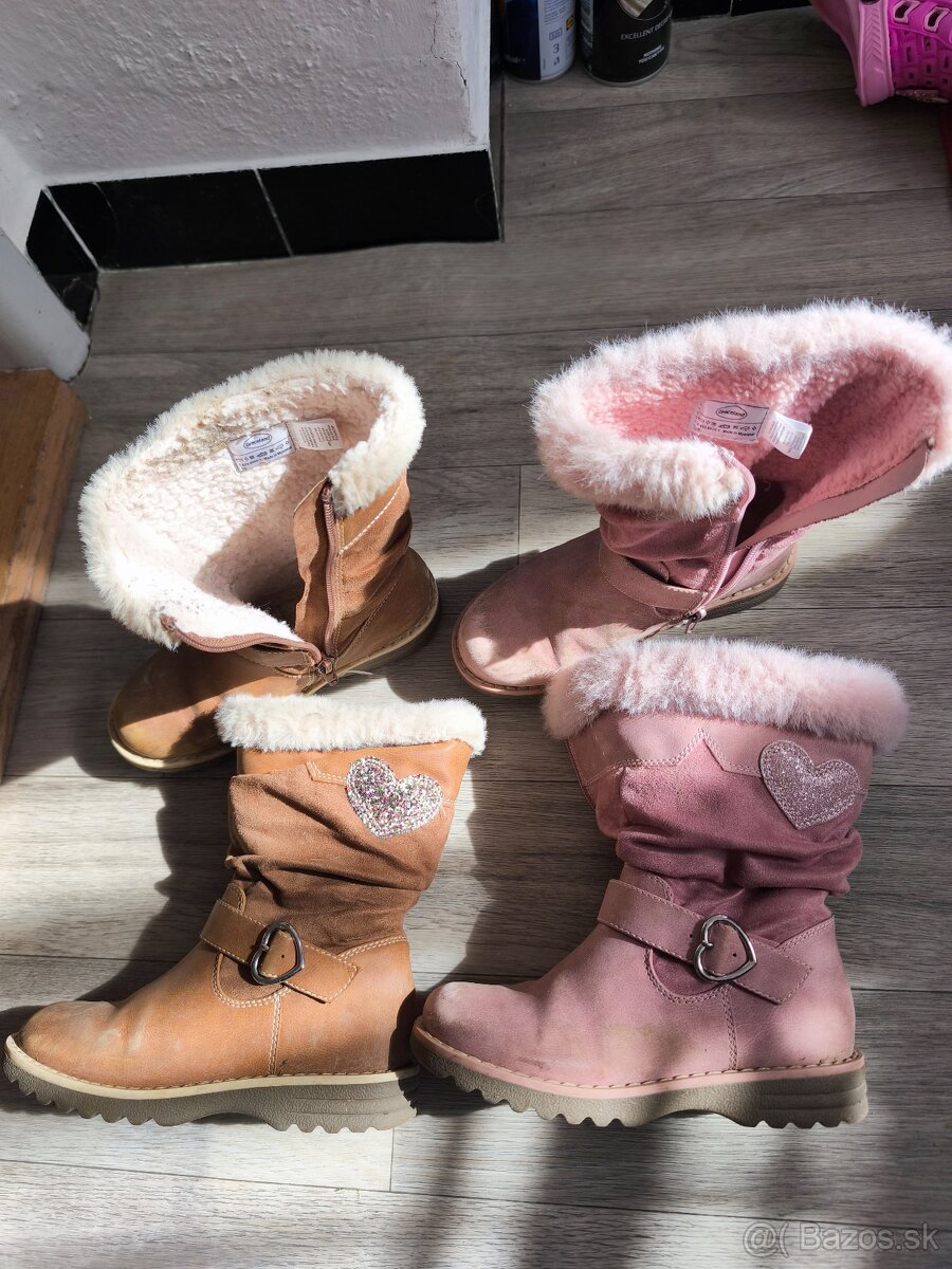 Predám zimné topánky veľkosť 28 - 2