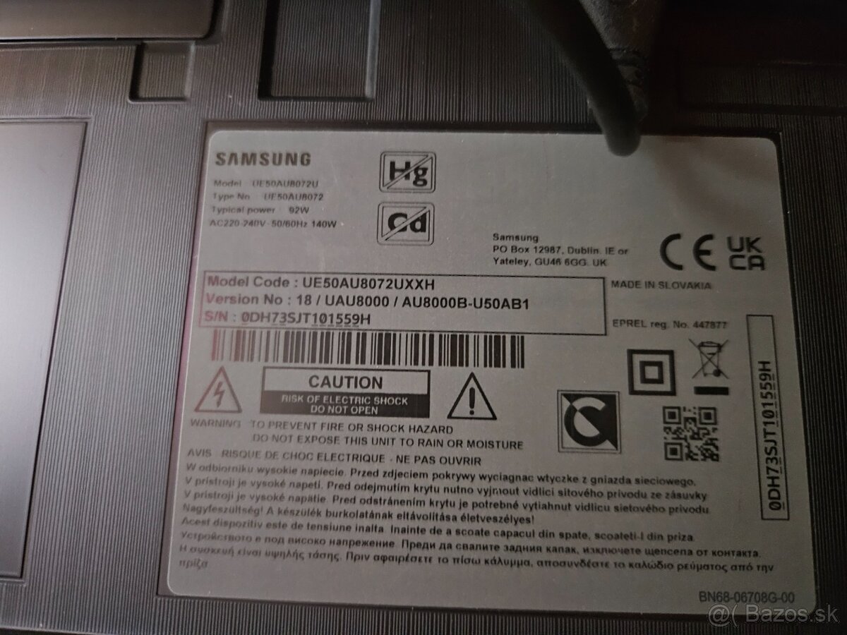 Samsung UE50AU7172 - 2