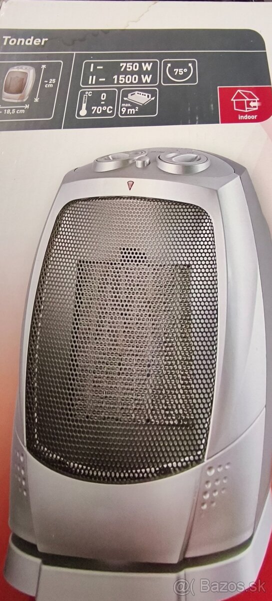 Predám el. ohrievač vzduchu s ventilátorom - 2