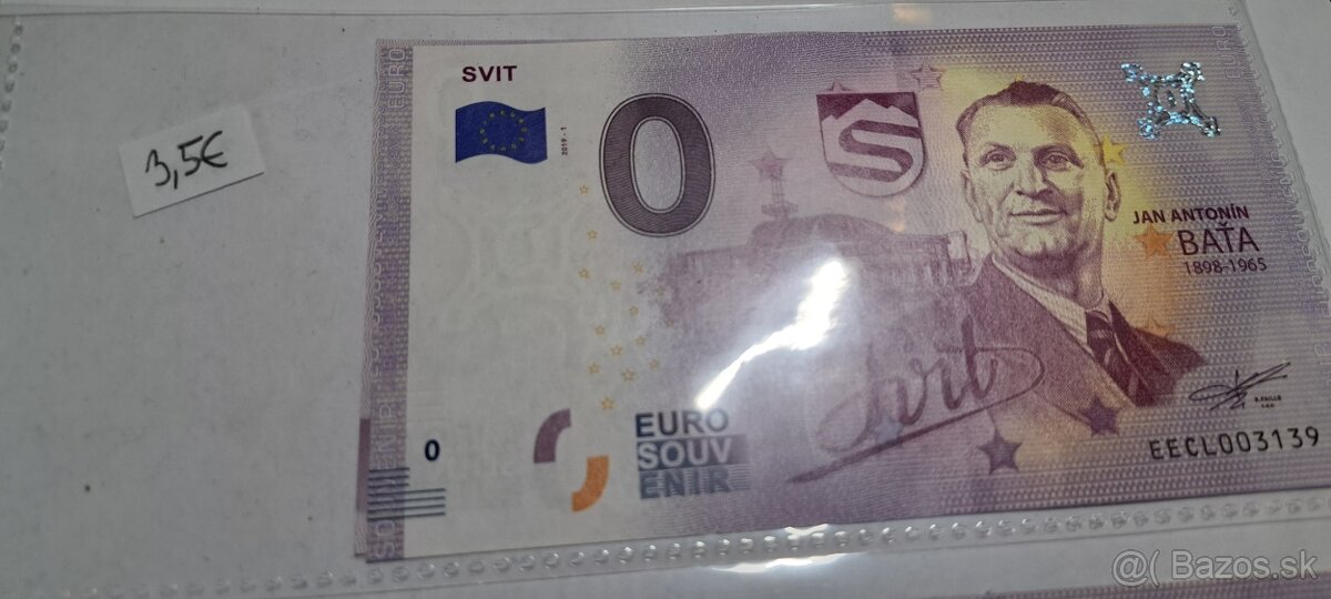 Eurosouvenir Bankovky 0euro - 2