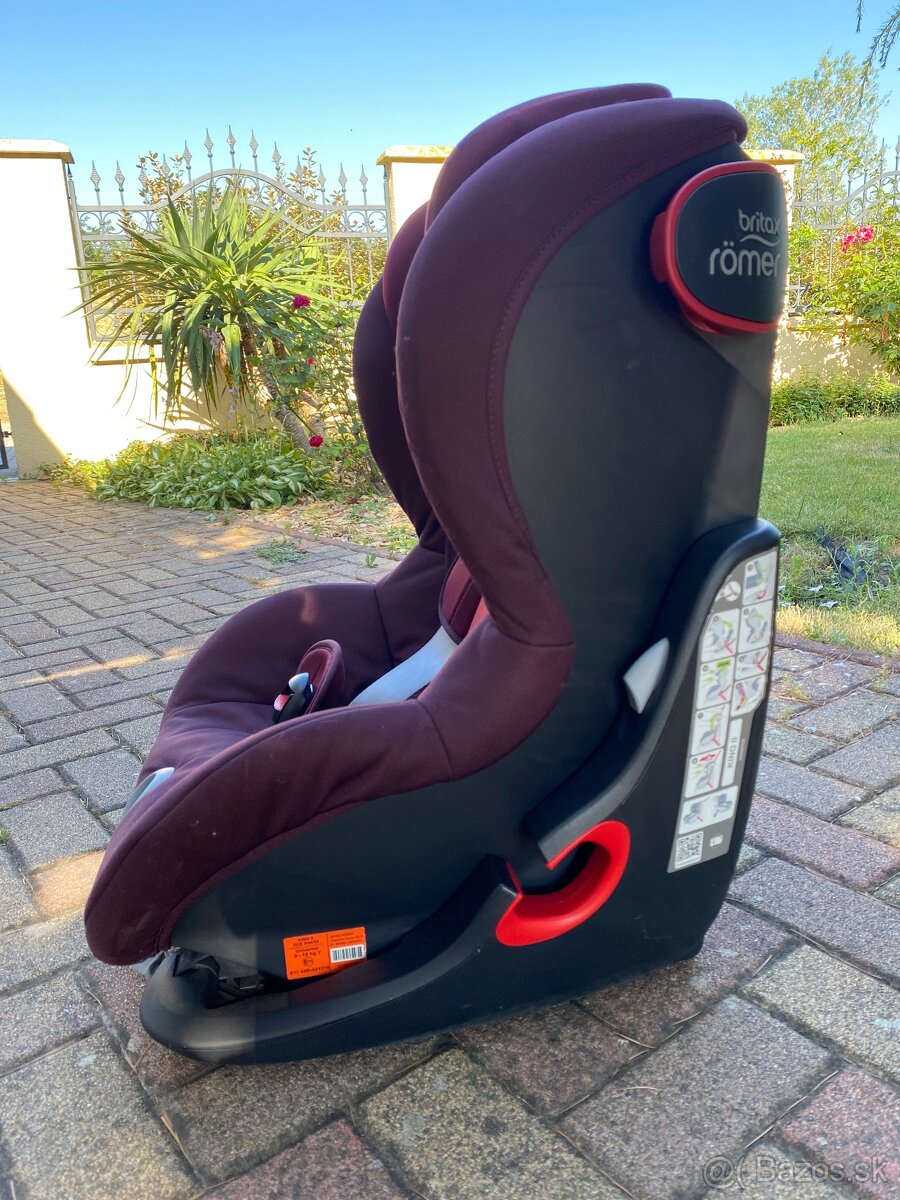 Britax Romer King II Black series Burgundy Red - 2