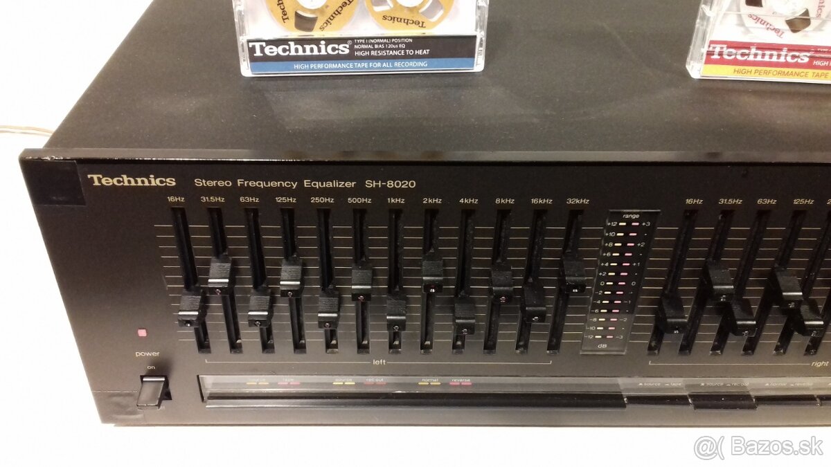 2x12 pasmovy equalizer TECHNICS SH-8020, vyroba Japan, AE70 - 2