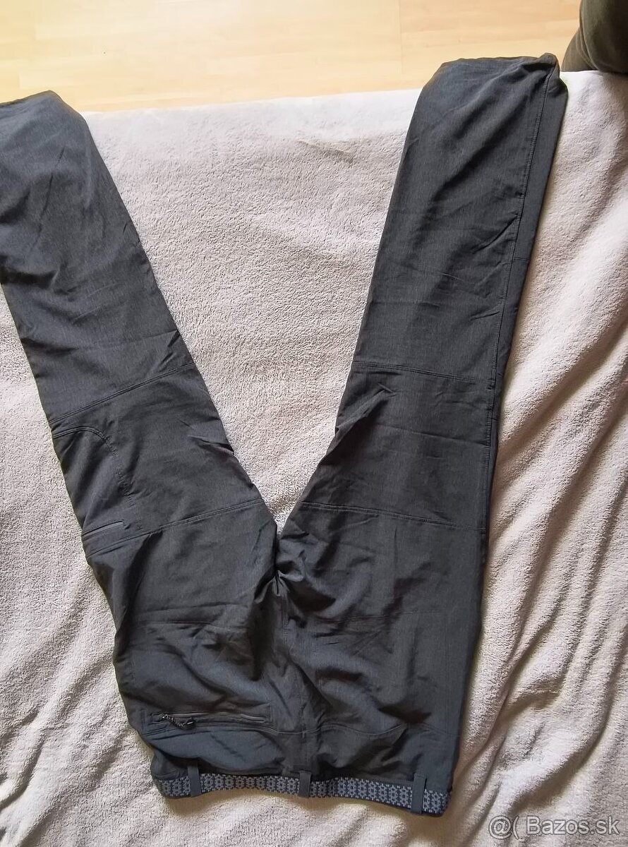 KILPI INE Tmavosede trekingoe nohavce do tepleho pocasa - 2