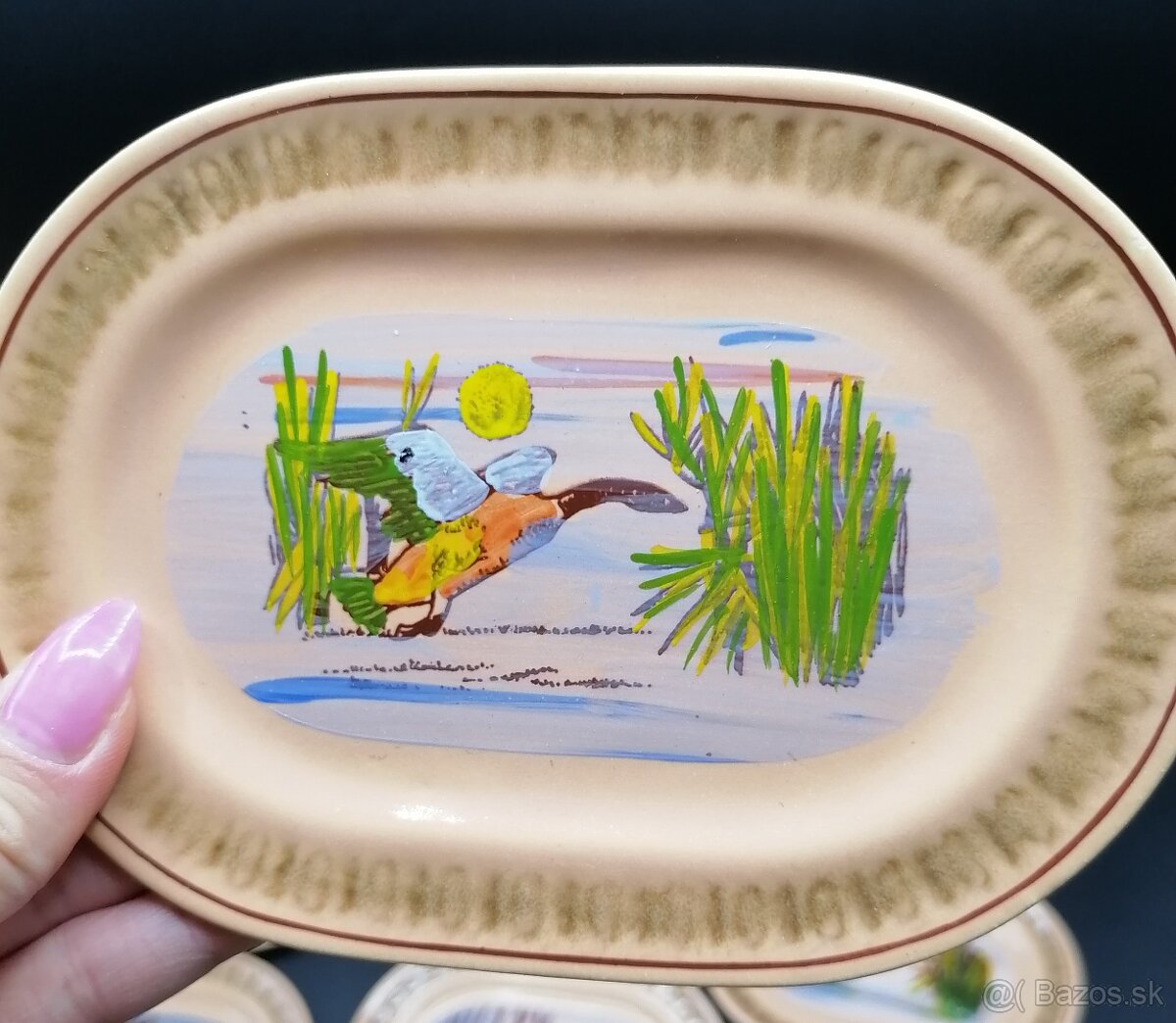 Sighisoara, Sada tanierov na koláčiky, porcelán - 2