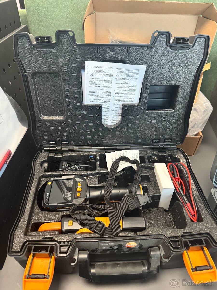 Termokamera a kľiešťový multimeter Testo 883 a Testo 770-3 - 2