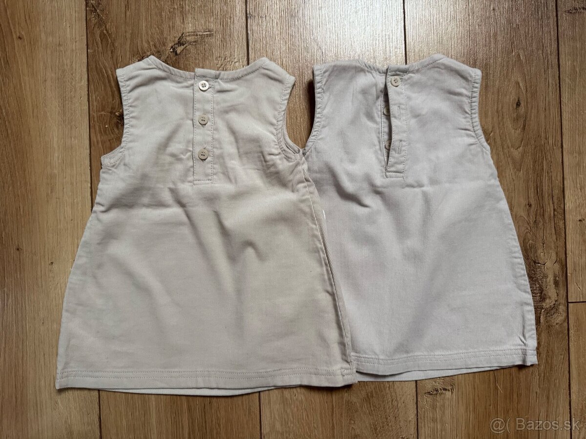 Šaty pre dvojičky veľ. 74 - 2