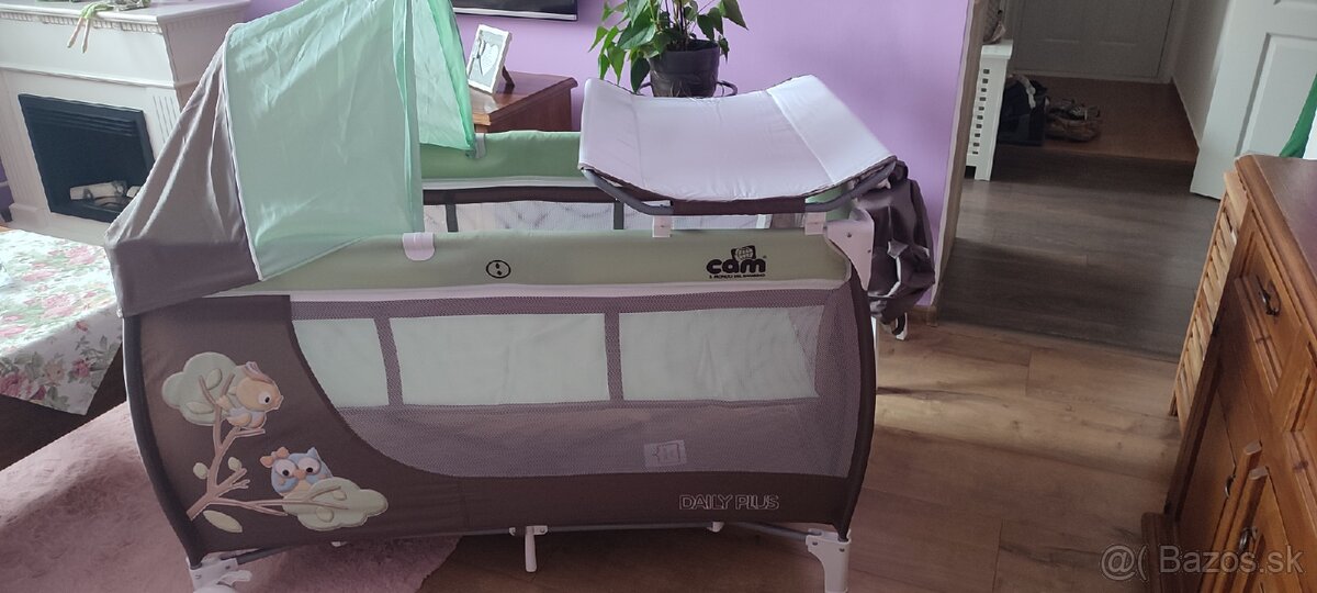 Postieľka s prebaľovacim pultom - 2