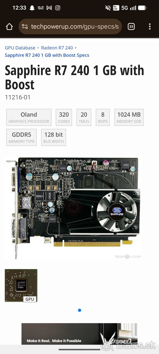 R7 240 1gb - 2
