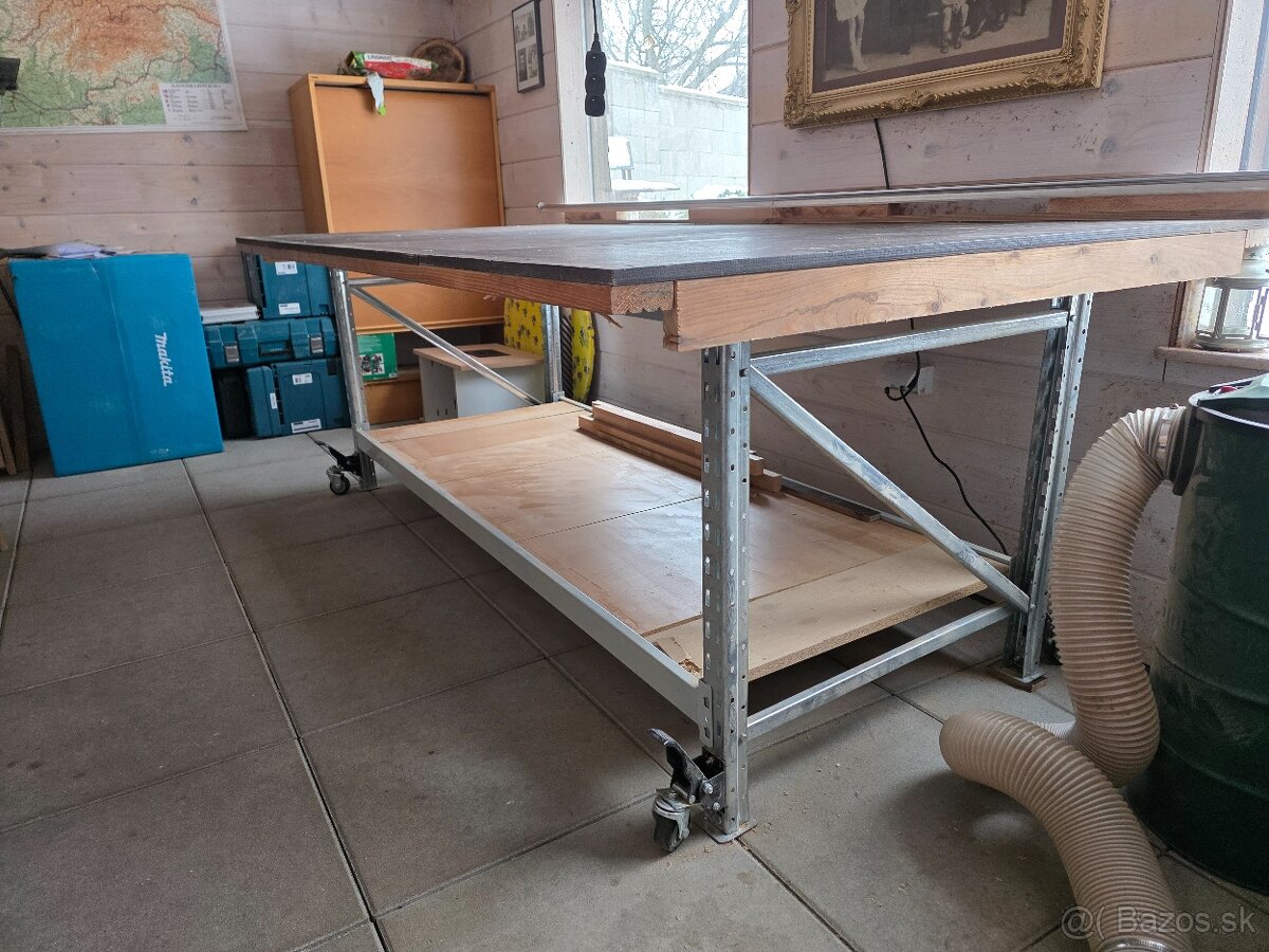 Pracovný stôl do dielne do garaže - 2