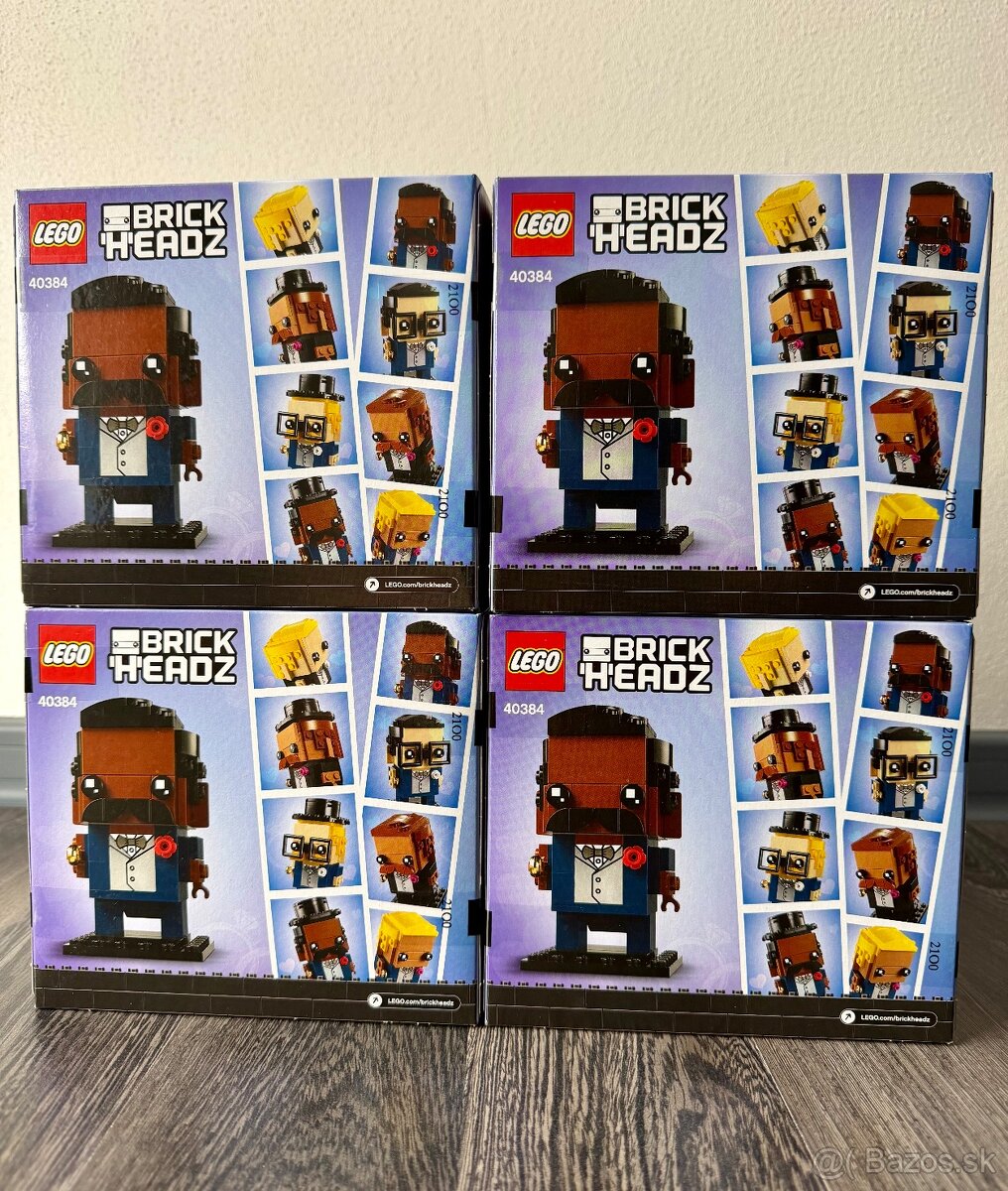 Lego 40384 Groom BrickHeadz Ženích - 4ks - 2