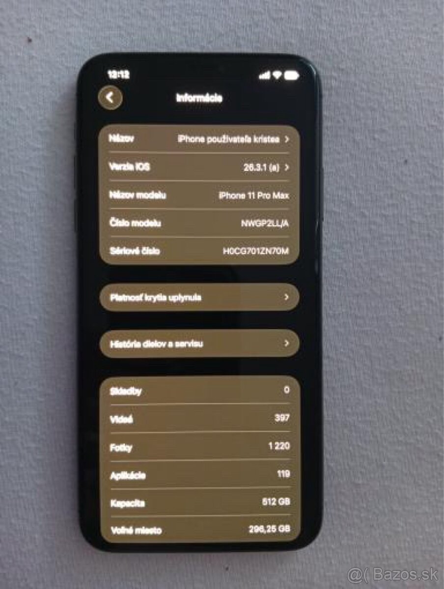 Predám IPhone 11 Pro Max - 2