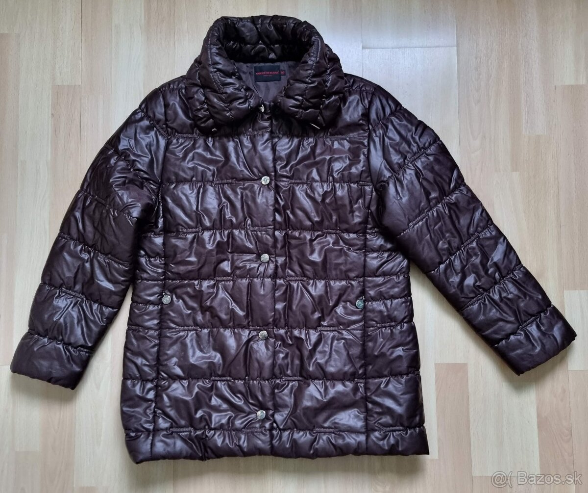 EXKLUZÍVNA nová ľahká ORIGO talianska čokoládovo-hnedá bunda - 2