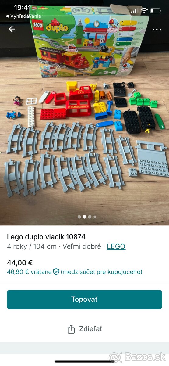 Lego duplo vlacik 10874 - 2