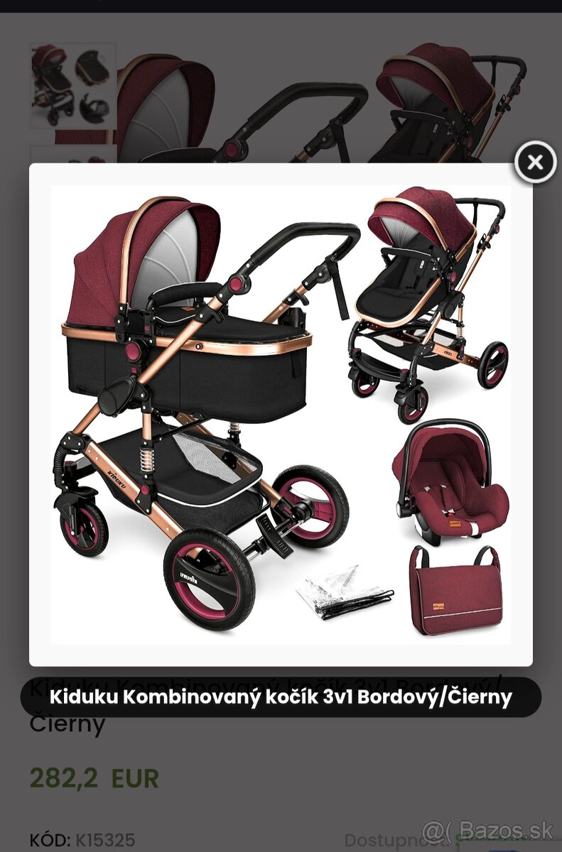 Kočík 3v1 - 2