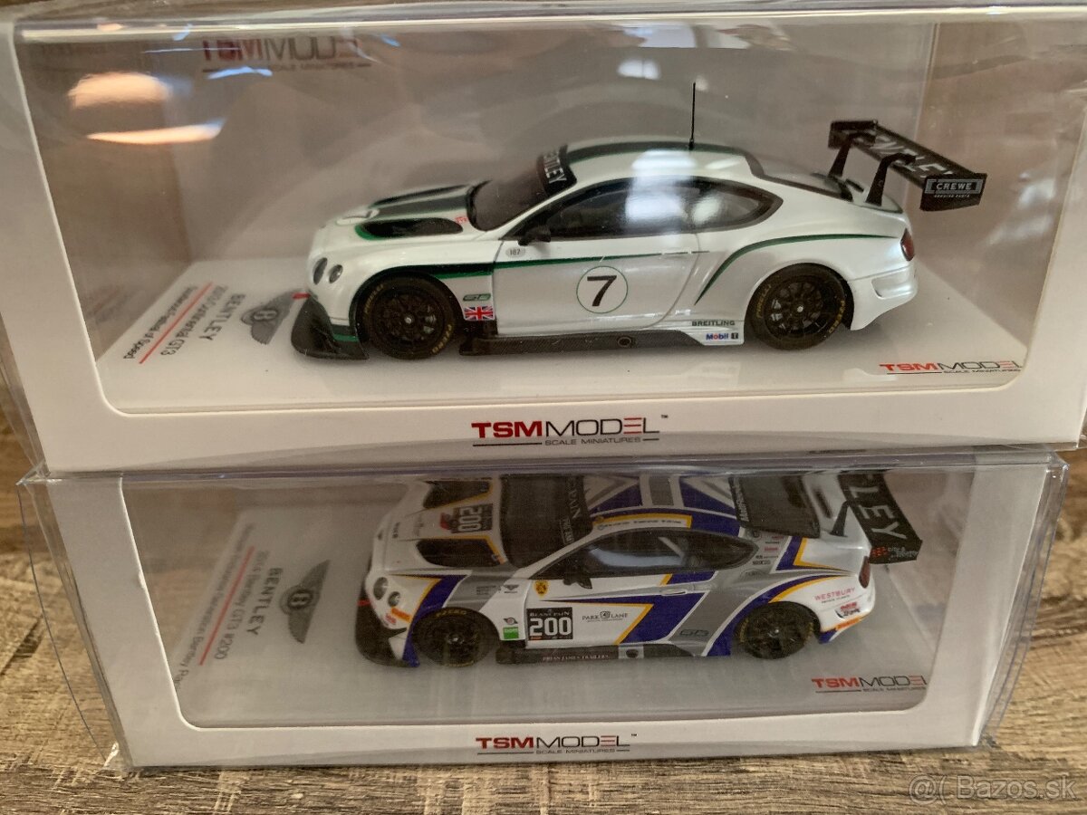 Predám model Bentley Continental GT3 od TSM (1:43) - 2