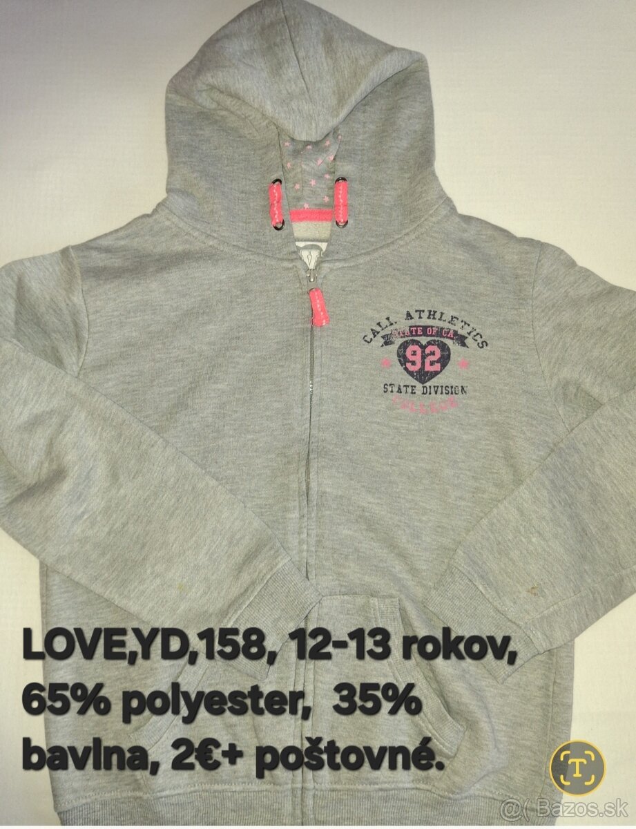 Dievčenské mikiny. - 2