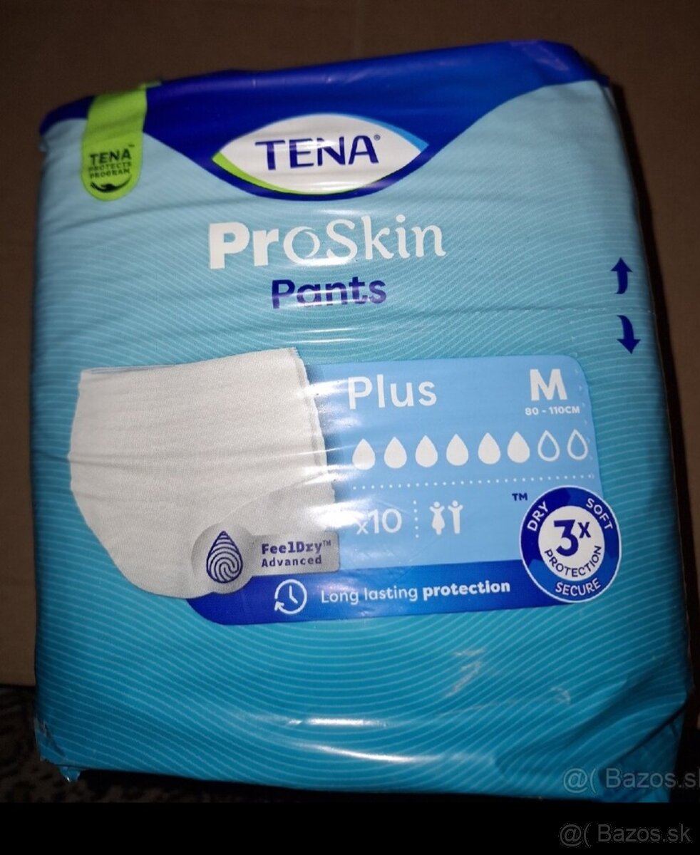 Plienkové nohavičky TENA plus veľkosť M - 2