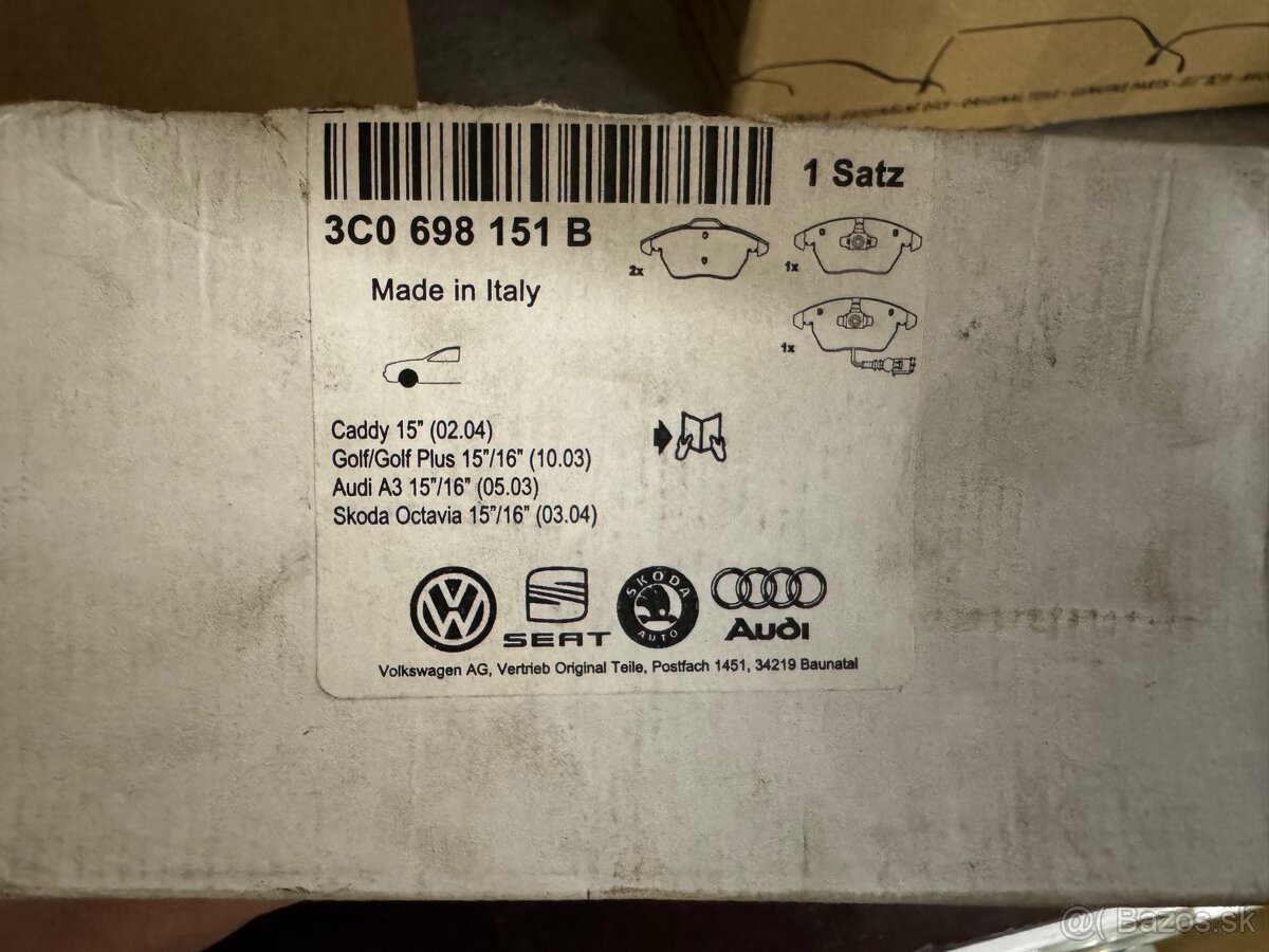 Brzdové platničky - 2