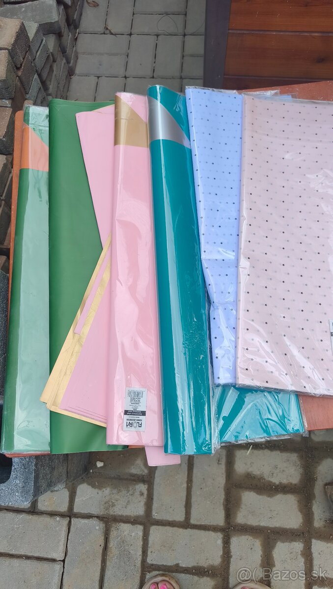 Baliaci papier na kytice - 2