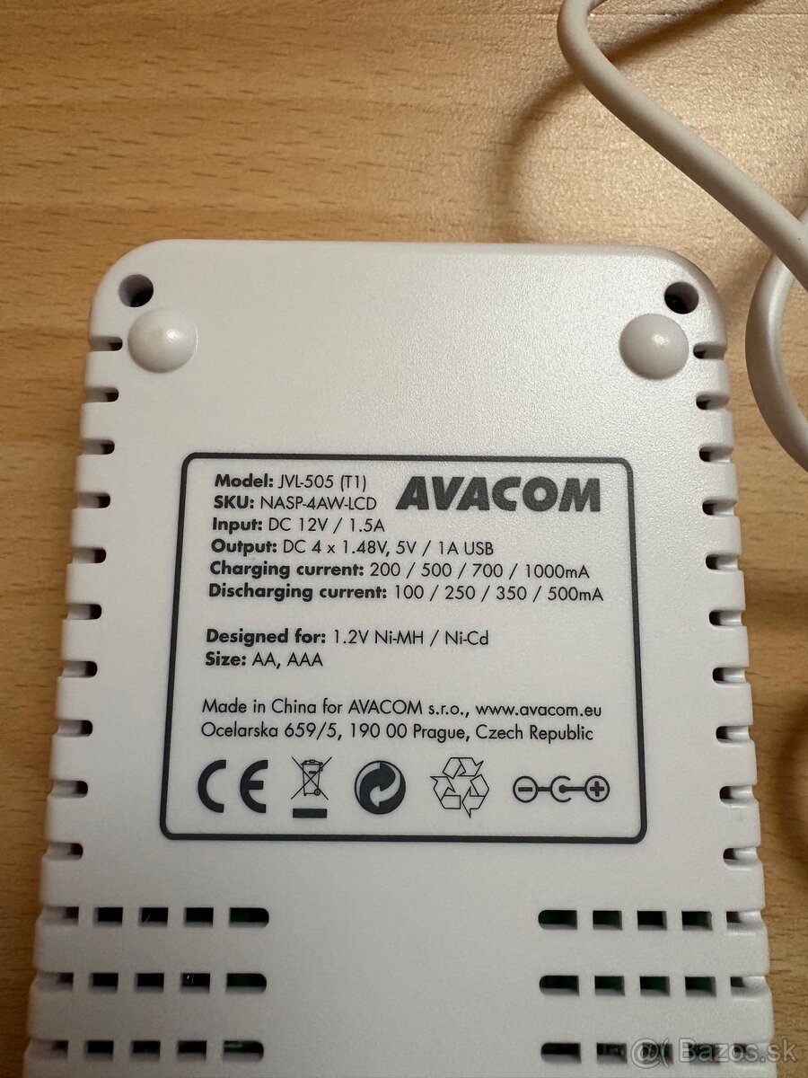 Predám nabíjačku Avacom - 2