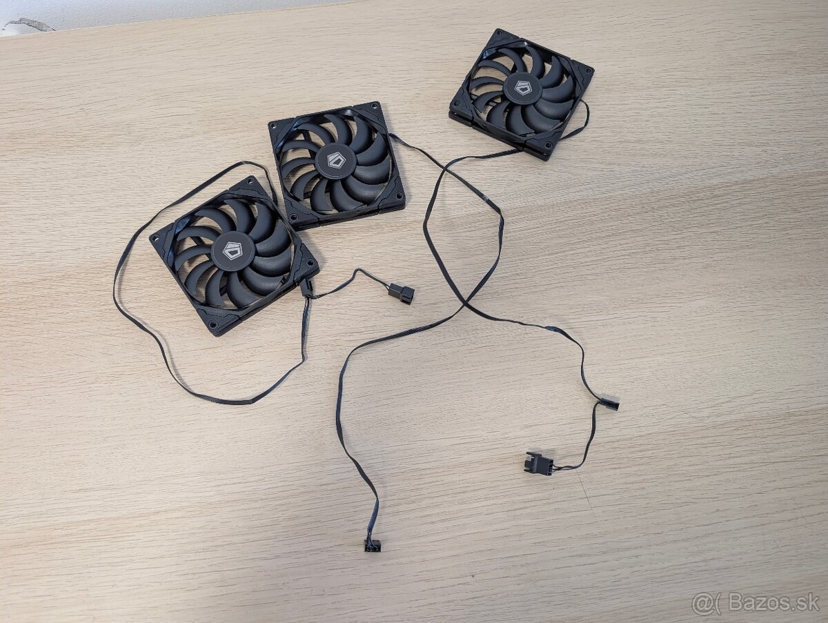 3x ID-COOLING TF-9215 92mm slim ventilátory PWM - 2